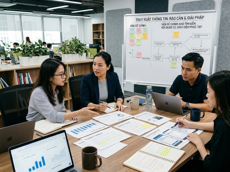 Cải thiện quản trị tri thức thế nào khi nhân viên ít sử dụng hệ thống?