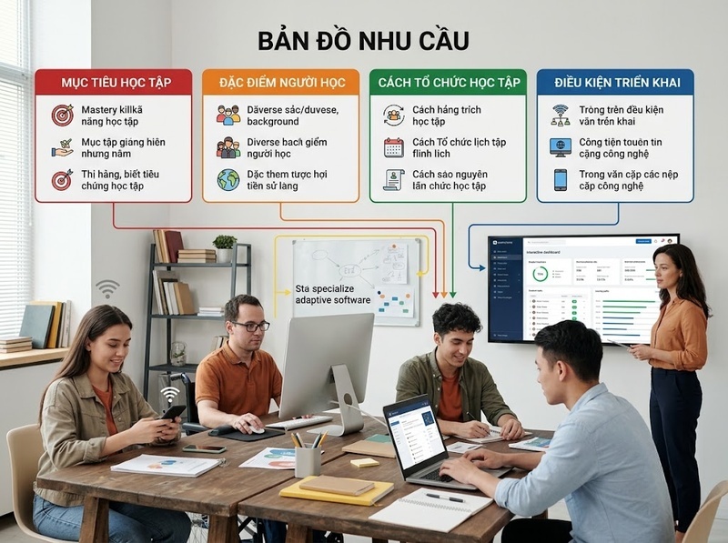 Đánh giá hệ thống học tập số dựa trên nhu cầu và khả năng đáp ứng