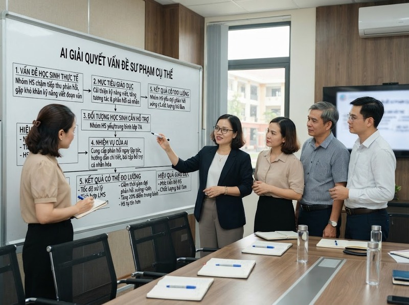 Ứng dụng AI trong giáo dục hiệu quả cần dữ liệu, con người và quản trị