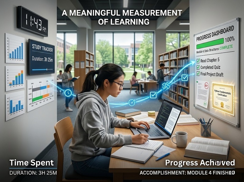 Đo thời gian học tập thế nào để phản ánh mức độ tham gia thực tế?