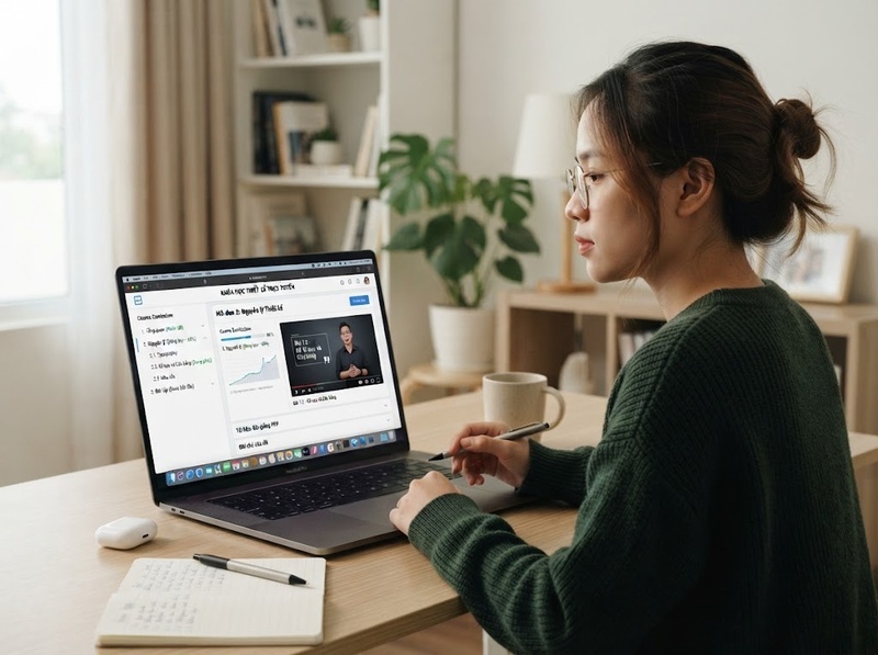 Đơn giản hóa môi trường học tập số để giảm tải nhận thức thế nào?