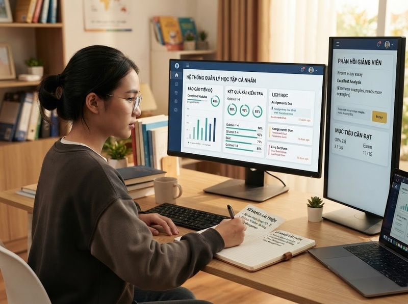 Mối quan hệ giữa hệ thống học tập số và tự chủ học tập