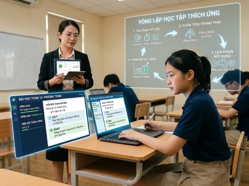 Hiểu hệ thống thông minh trong giáo dục qua dữ liệu và khả năng thích ứng