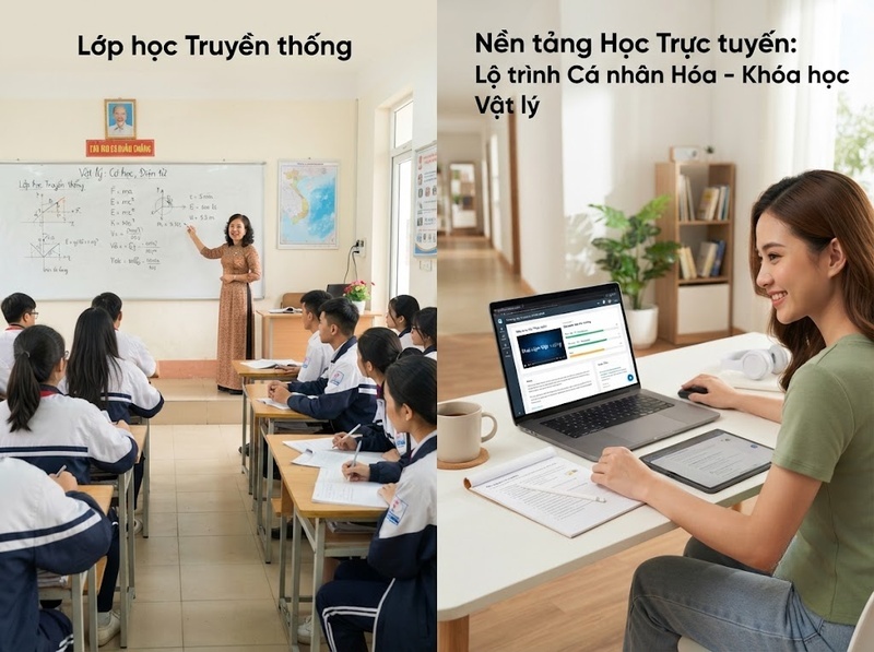 Học tập dựa trên công nghệ và học tập truyền thống khác nhau thế nào?
