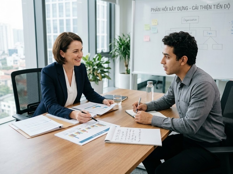 Biến phản hồi trong công việc thành cơ hội học tập và cải thiện