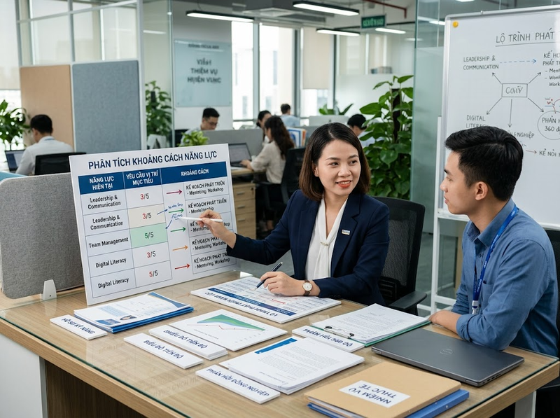 Lộ trình phát triển năng lực nên thiết kế theo những bước nào?