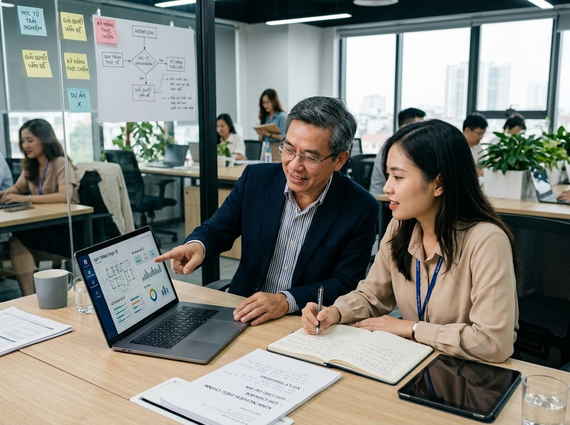 Mentoring phát triển năng lực nghề nghiệp thông qua những cơ chế nào?