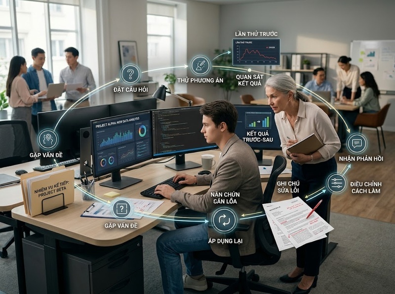 Mối quan hệ giữa môi trường làm việc và học tập của nhân viên