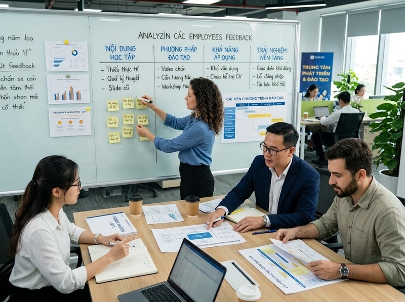 Phản hồi cải tiến hệ thống học tập nên được thu thập và sử dụng thế nào?