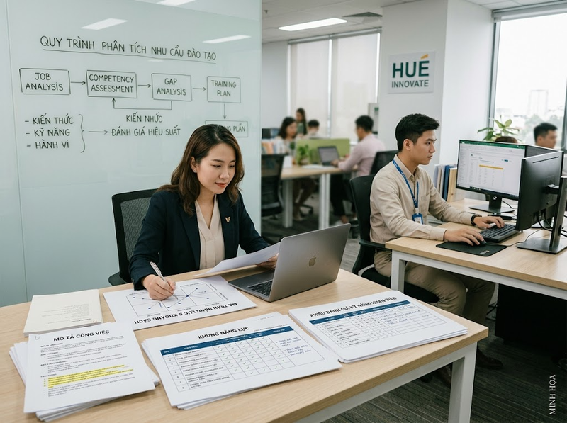 Phân tích nhu cầu đào tạo từ tổ chức, công việc đến người học