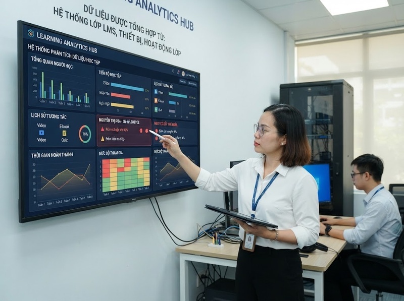 Dữ liệu học tập giúp phát hiện người học cần hỗ trợ sớm thế nào?
