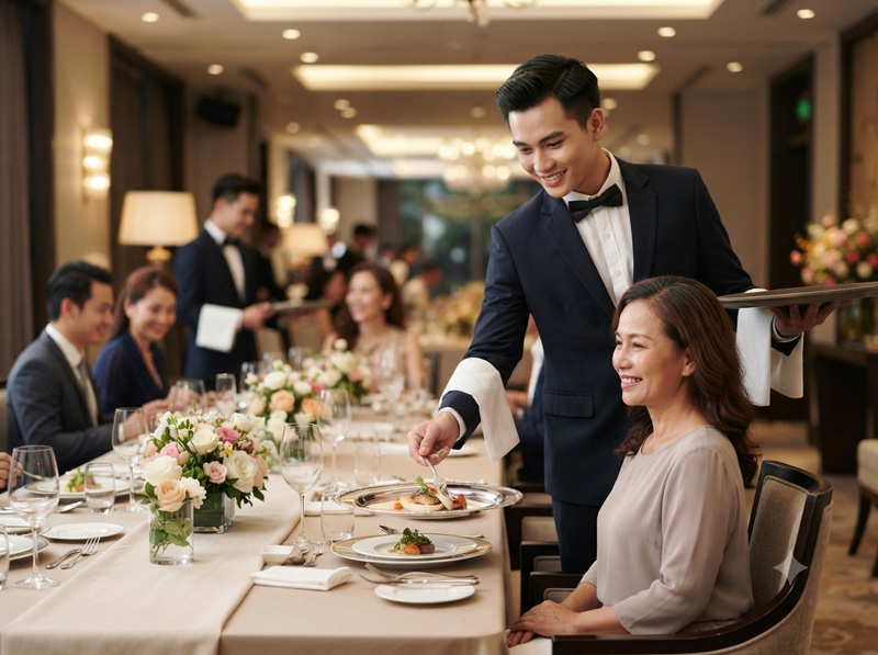 Quy tắc ứng xử dành cho nhân viên phục vụ tiệc chuyên nghiệp