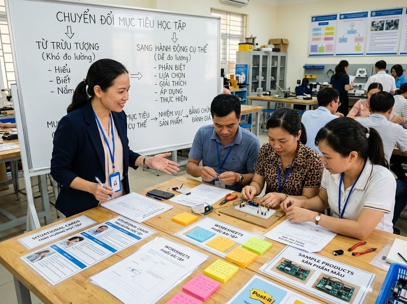 Thiết kế chỉ số học tập từ mục tiêu đến dữ liệu đo lường thế nào?