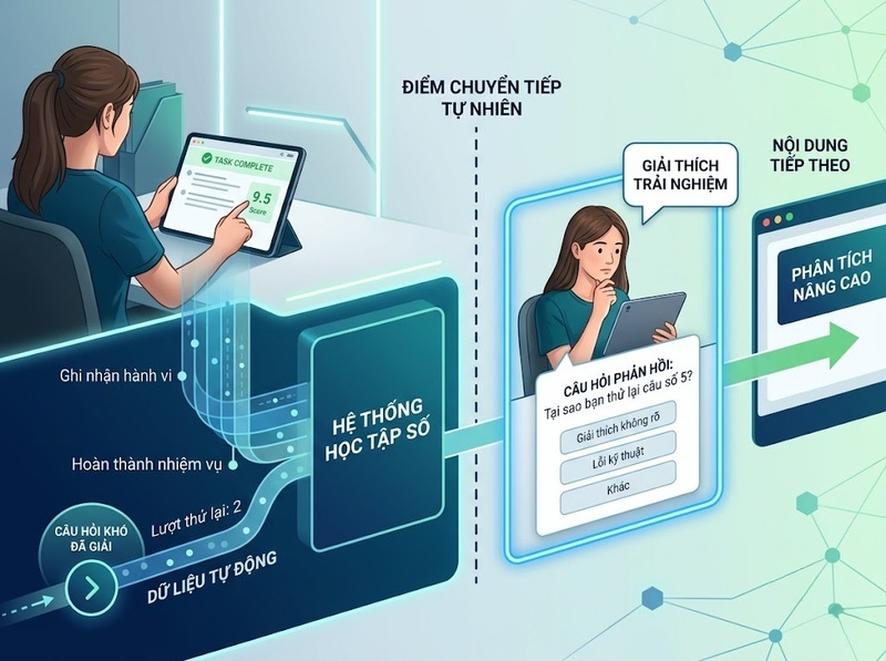 Thu thập dữ liệu học tập thế nào để không ảnh hưởng trải nghiệm người học?