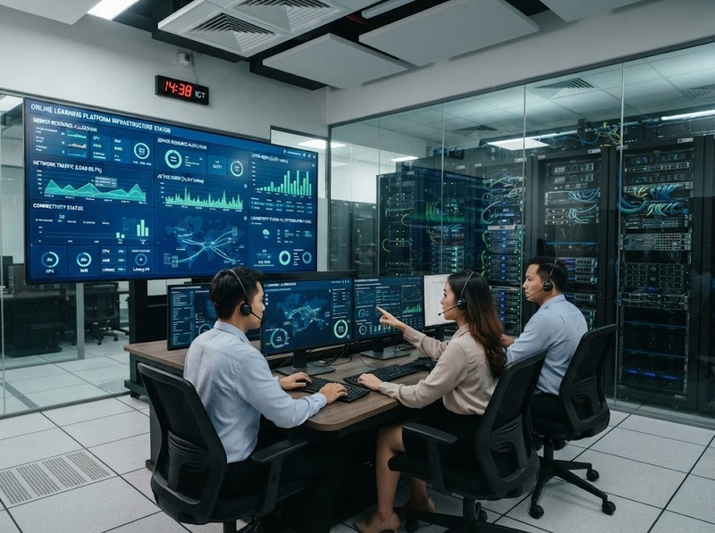 Tính ổn định hệ thống học tập phụ thuộc vào hạ tầng và vận hành thế nào?