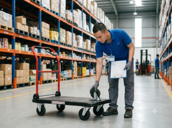 Mẫu checklist kiểm tra xe đẩy trước khi vận hành