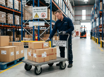 Kiến thức về giới hạn tải trọng khi sử dụng xe đẩy hàng