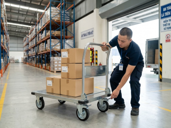 Hướng dẫn sử dụng bánh xe đẩy an toàn cho người mới