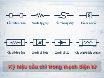 Ký hiệu cầu chì trong mạch điện tử và cách đọc trên sơ đồ